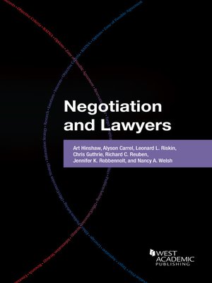 cover image of Negotiation and Lawyers